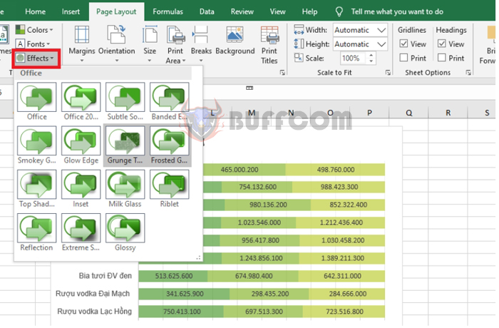 How to Use Themes Tool to Adjust Colors and Fonts in Excel