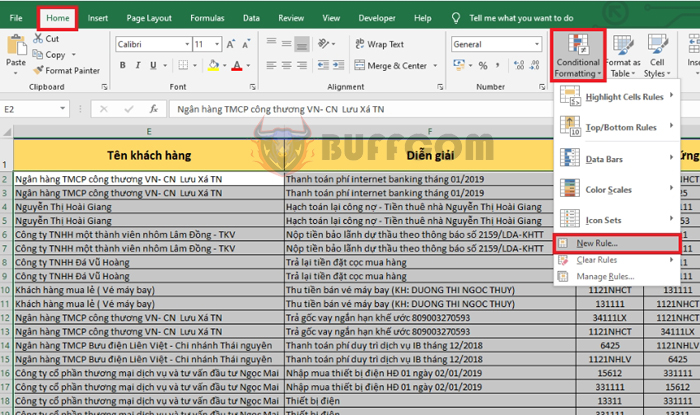 How to alternate row colors in Excel