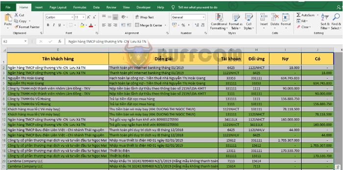 How to alternate row colors in Excel