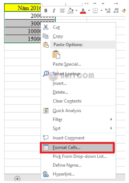 How to automatically add decimal points to numbers in Excel