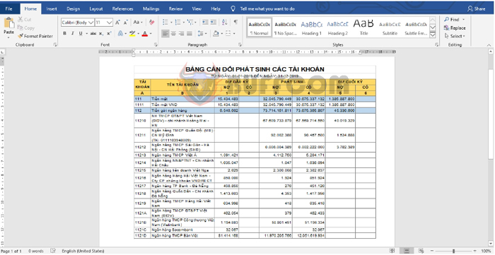 How to copy a table from Excel to Word while maintaining the formatting