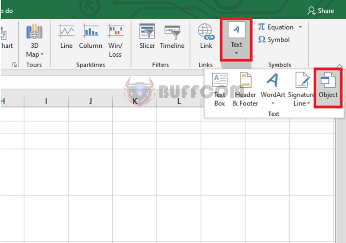 How to quickly insert attachments into an Excel document