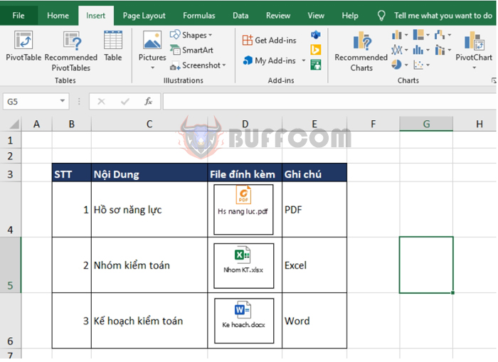 How to quickly insert attachments into an Excel document8
