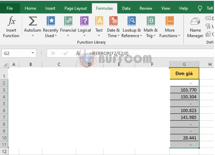 How to use the IFERROR function in Excel