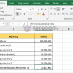 How to use the NPV function in Excel to calculate the present value of an investment project