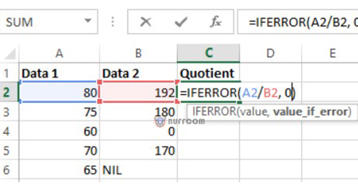 IFERROR function 4