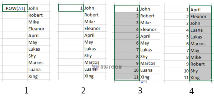 How to Automatically Number Cells in Excel