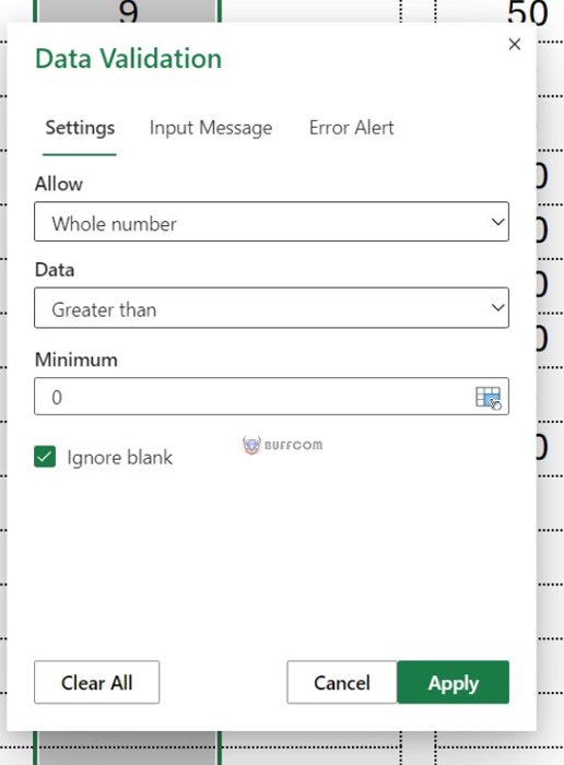 Prevent Excel errors with data validation and conditional formatting.