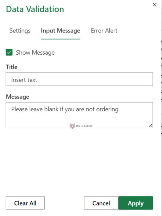 Prevent Excel errors with data validation and conditional formatting.