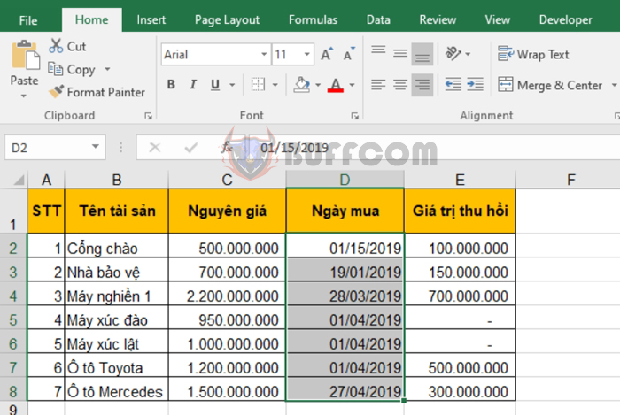 Quickly fix date format errors in Excel