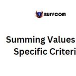 Summing Values Not Equal to Specific Criteria (SUMIFS)