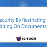 Security By Restricting Editing On Documents