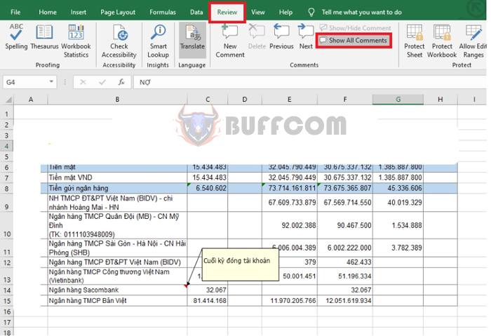 Simple tip to print Excel Comments content on paper