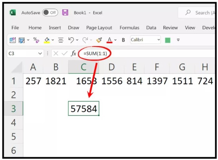 Excel Tips: Summing Columns and Rows Made Easy