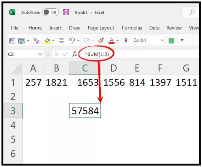 Excel Tips: Summing Columns and Rows Made Easy