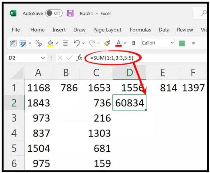 Excel Tips: Summing Columns and Rows Made Easy