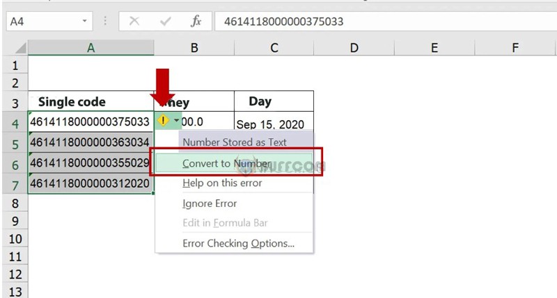 Text To Numbers In Excel 4