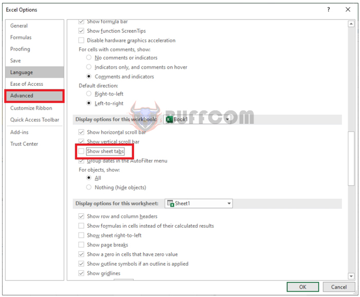 Tip Hiding Sheet Tabs in Excel