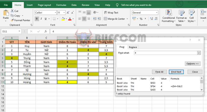 Tip to quickly select cells with the same data in Excel