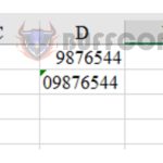 Tips for displaying leading zeros in a series of numbers in Excel