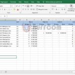 Tips for merging multiple sheets into one sheet in Excel