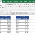 Tips for quickly comparing data tables in Excel