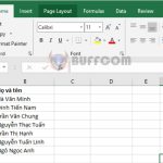 Tips for sorting names in alphabetical order in Excel