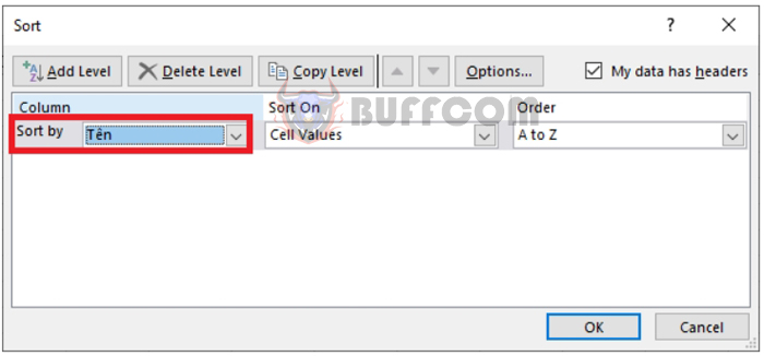 Tips for sorting names in alphabetical order in Excel