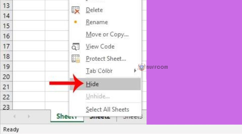 Unhiding Sheets In Excel 2
