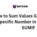 How to Sum Values Greater Than a Specific Number in Excel using SUMIF