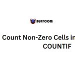 Count Non-Zero Cells in Excel using COUNTIF