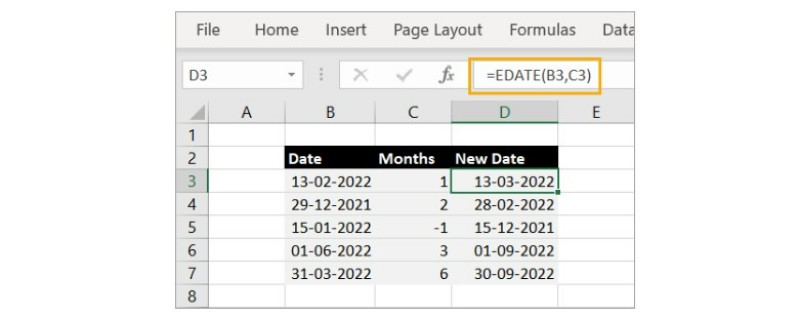 3 Methods for Adding Months to a Date in Microsoft Excel 1
