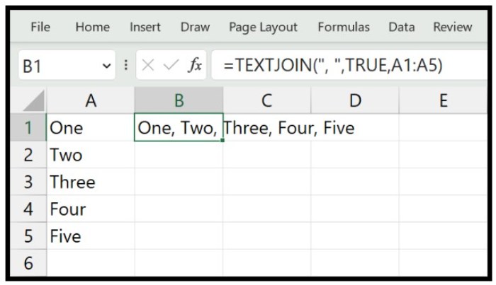 Adding Commas to Cell Text 5