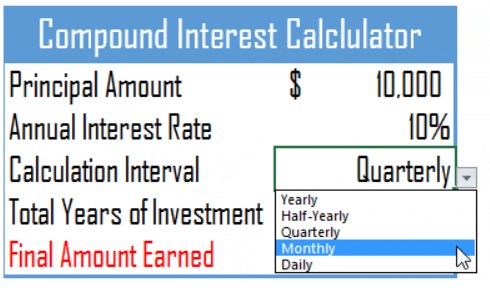 How to Calculate Compound Interest in Excel