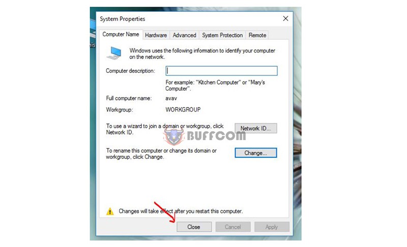 Change Computer Name On Windows 10 22