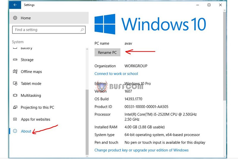 Change Computer Name On Windows 10 3