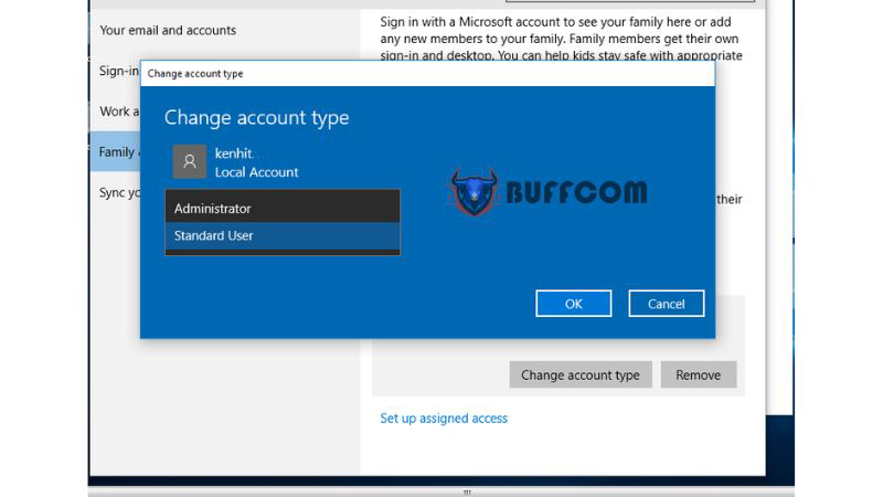 Changing Password For Logging Into Windows 10 8.0