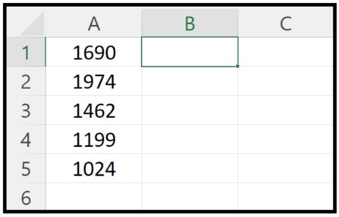 Comma in Excel 1