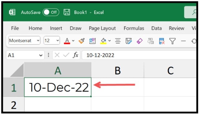 Converting a Date into Month and Year in Excel