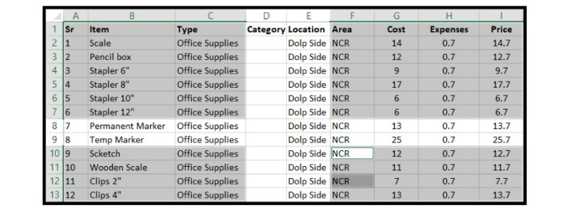 Deselecting Cells in Excel 4