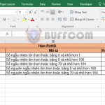 Details on how to use the RAND function in Excel