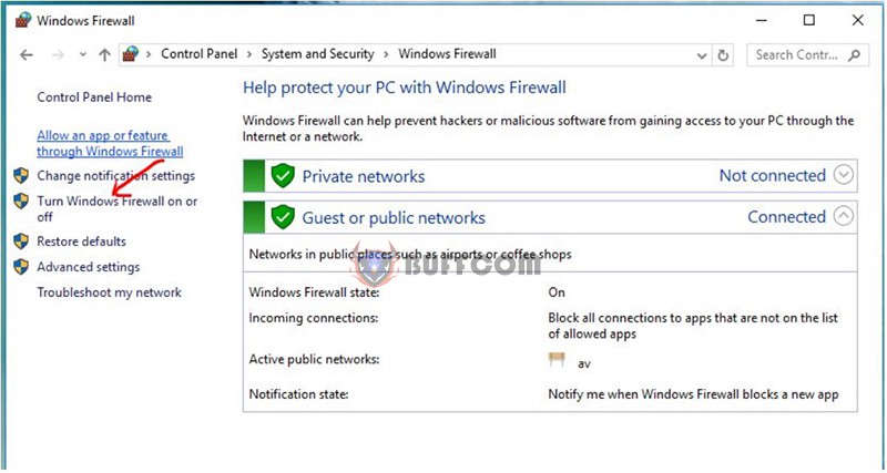 Disable Firewall On Windows 10 3