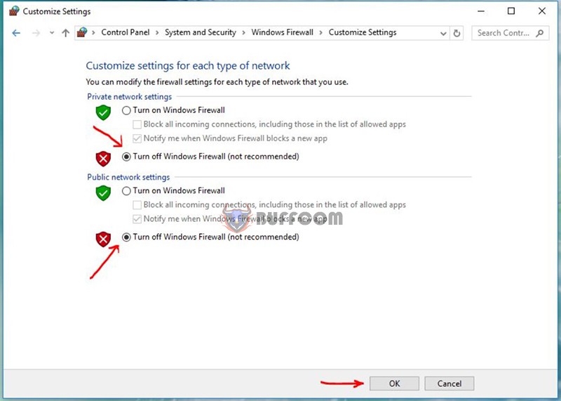 Disable Firewall On Windows 10 5