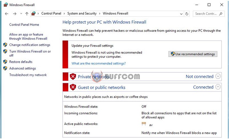 Disable Firewall On Windows 10 6