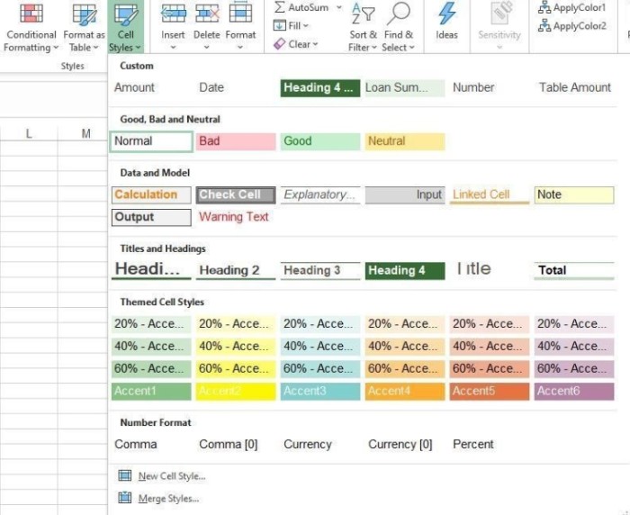 How to Efficiently Use Excel Styles