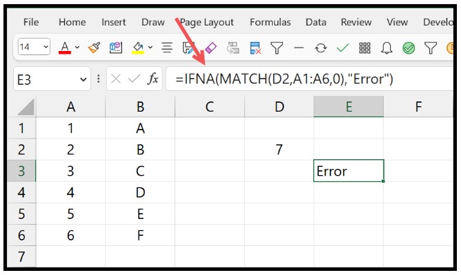 Error in Excel 4