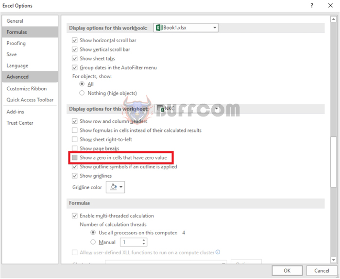 Excel tip How to easily hide values equal to 04