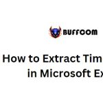 How to Extract Time Values in Microsoft Excel