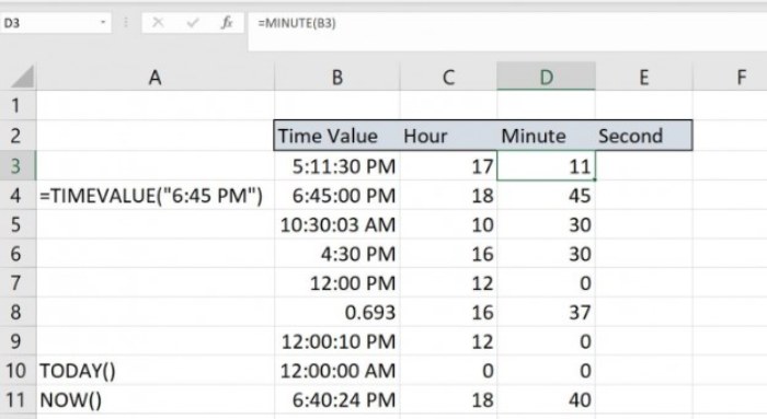 Extract Time Values 2