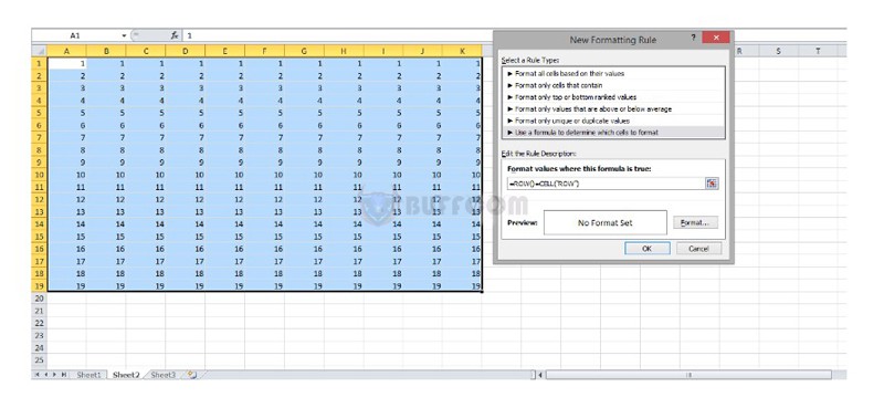 Highlight Rows When Moving In Excel 1